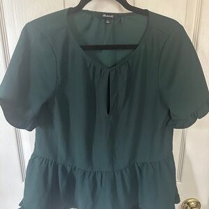 Madewell ruffled blouse